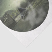 Een ronde gotische Halloween-serie ontwerp 8 Tissuepapier (Detail)