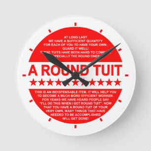 Een ronde Klok Tuit