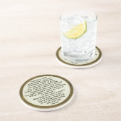 Een ronde onderzetter ~ (Zijkant)