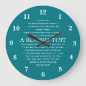 Een ronde set grote klok (Voorkant)