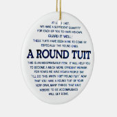 Een ronde set keramisch ornament (Rechts)