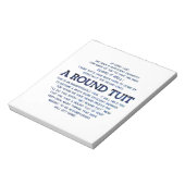 Een ronde set notitieblok (Linkerzijde)