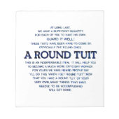 Een ronde set notitieblok (Voorkant)