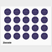 Een ronde set ronde sticker (Vel)