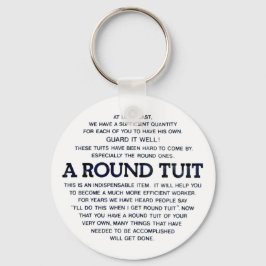 Een ronde set sleutelhanger