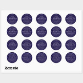 Een ronde set sticker (Vel)