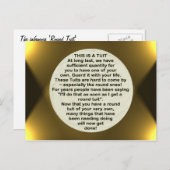 Een ronde Tuit ~ briefkaart (Voorkant / Achterkant)