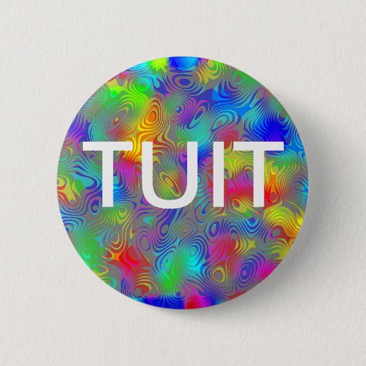 EEN RONDE TUIT BUTTON 5,7 CM (Voorkant)