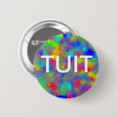 EEN RONDE TUIT BUTTON 5,7 CM (Voorkant /achterkant)