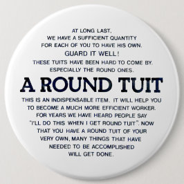Een Ronde Tuit! Button 6,0 Cm