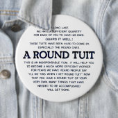 Een Ronde Tuit! Button 6,0 Cm (In situ)