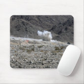 Een ronde van een AT-4 kleine raketwerper Muismat (Met muis)