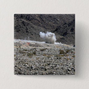 Een ronde van een AT-4 kleine raketwerper Vierkante Button 5,1 Cm