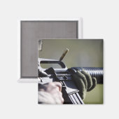 Een ronde vlucht uit de kamer van een M-16A2 Magneet (Voorkant / Achterkant)