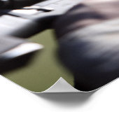 Een ronde vlucht uit de kamer van een M-16A2 Poster (Hoek)