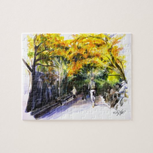 Een rondje door de puzzel van het park (Horizontaal)
