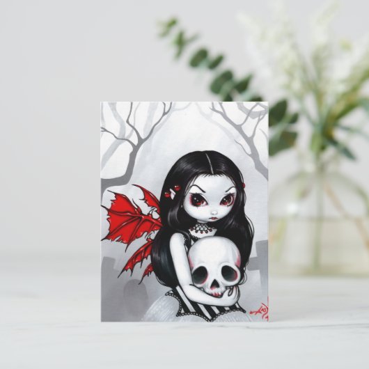 "Een rondje door het Briefkaart van de begraafplaa (Staand voorkant)