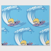 Een rondje rondrennen cadeaupapier (Vlak)