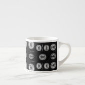 Een rondje van genoeg - B&W-demitasse Espresso Kop (Rechts)