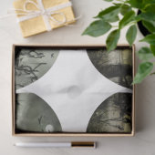 Een rondom ontwerp van de Gothische Halloween-reek Tissuepapier (Geschenk)