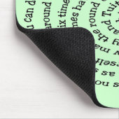Een rondreis groene Mousepad Muismat (Hoek)