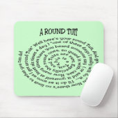 Een rondreis groene Mousepad Muismat (Met muis)