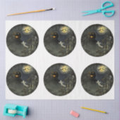 Een ronduit Gotisch ontwerp uit de Halloween-reeks Tissuepapier (Craft)