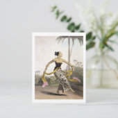 Een Ronggeng of Dansende Meisje, bord 21 van Vol. Briefkaart (Staand voorkant)