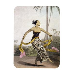 Een Ronggeng of Dansende Meisje, bord 21 van Vol. Magneet