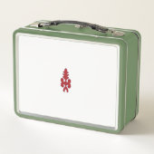 Een rood en blauw patroon op een witte achtergrond (Achterkant)