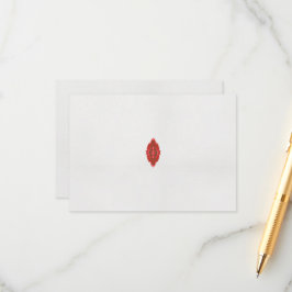 Een rood en bruin ontwerp op een witte achtergrond informatiekaartje