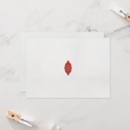 Een rood en bruin ontwerp op een witte achtergrond kaart