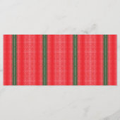 een rood en groen gestreepte achtergrond menu (Achterkant)