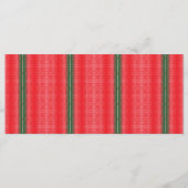 een rood en groen gestreepte achtergrond menu (Voorkant)