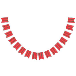 Een rood en groen gestreepte achtergrond vlaggetjes