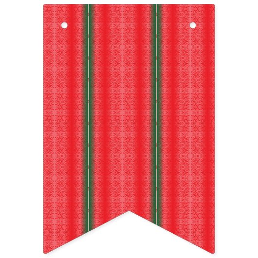 Een rood en groen gestreepte achtergrond vlaggetjes (Tweede vlag)