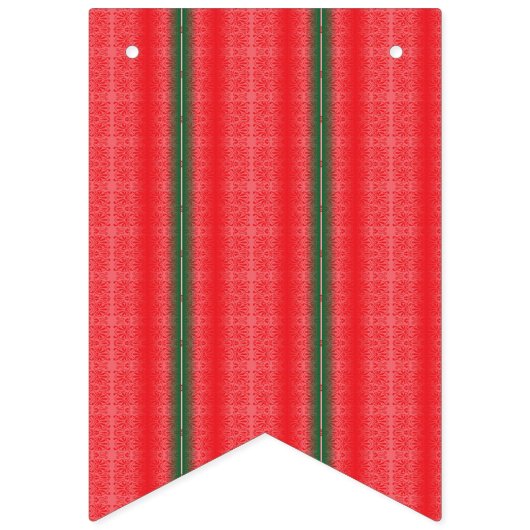 Een rood en groen gestreepte achtergrond vlaggetjes (Eerste vlag)