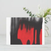 Een rood grafisch ontwerp met gedurfde geometrisch kaart (Staand voorkant)