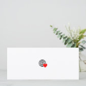 Een rood hartsymbool gemaakt met vloeiende, dikke  (Staand voorkant)