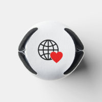 Een rood hartsymbool gemaakt met vloeiende, gedurf