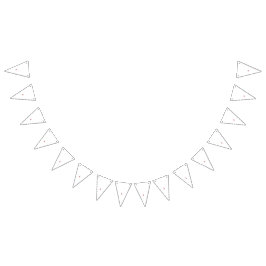 Een rood ornament met een bloemmotief en coniferen vlaggetjes