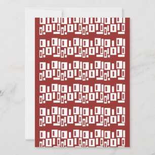 Een rood tapijt met een getextureerd patroon is ve kaart
