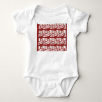 Een rood tapijt met een getextureerd patroon is ve
