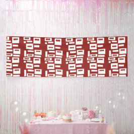 Een rood tapijt met een getextureerd patroon is ve spandoek