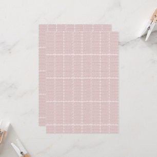 Een rood-wit behang met een patroon erop kaart