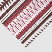 Een rood-wit gestreept patroon tissuepapier (Detail)