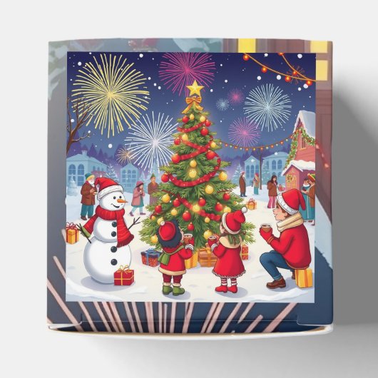 Een roodharige feestdag: Kerstmis en N Bedankdoosjes (Bovenkant)