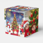 Een roodharige feestdag: Kerstmis en N Bedankdoosjes (Achterkant)