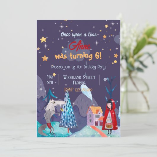 Een roodroodzuigeling kaart (Staand voorkant)