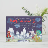 Een roodroodzuigeling kaart (Staand voorkant)